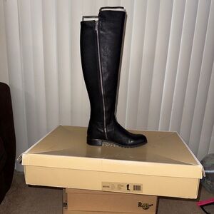 Michael Kors Black Leather Joanie Boots